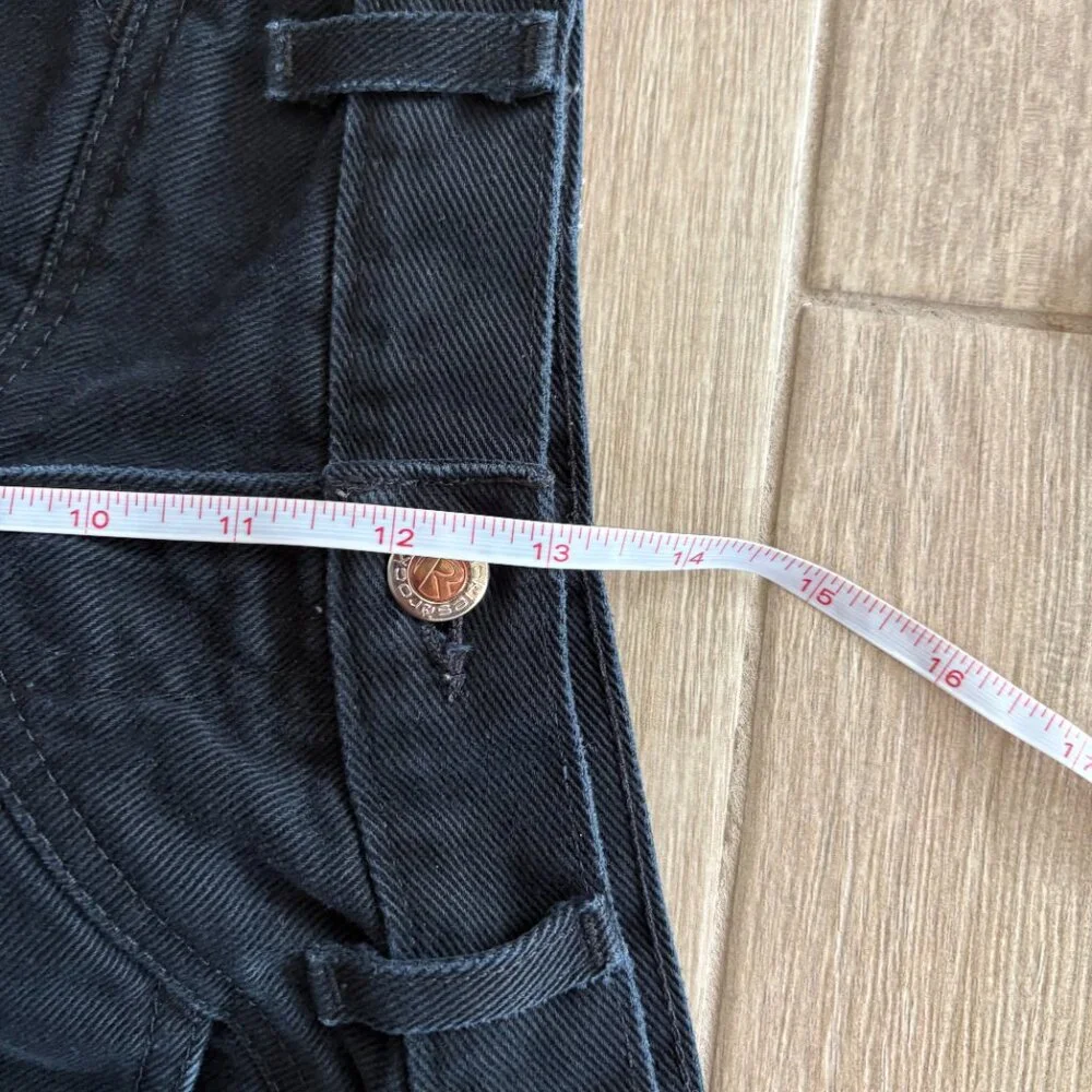 Vintage Rockies Jeans Women's 13/14 Black Bareback Western Rodeo Cowgirl USA - Picture 7 of 8